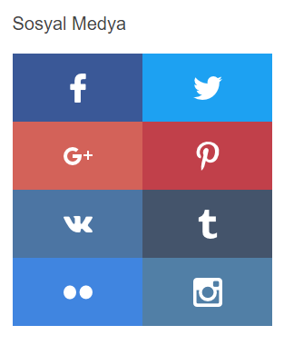 Blogger için Responsive Sosyal Medya Butonları Yapımı Blogger için Responsive Sosyal Medya Butonları Yapımı