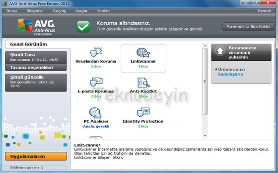 AVG Antivirüs Free Edition 2012