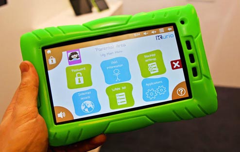 Kurio'nun çocukların kullanacağı Android Tableti
