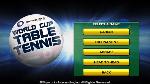 World Cup Table Tennis 1