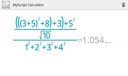 MyScript Calculator 1