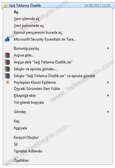 sağ tıklama 2