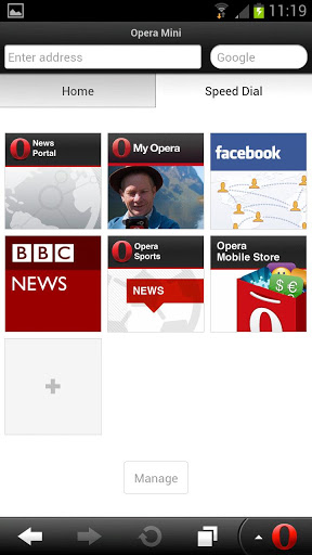 Opera Mini web browser 2