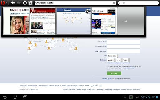 Opera Mini web browser 5