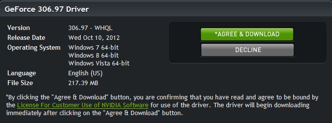nvidia driver 306.97