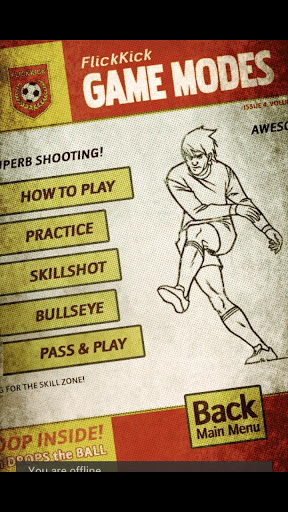 Flick Kick Football Kickoff 1