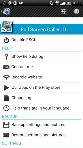 Full Screen Caller ID LITE 4