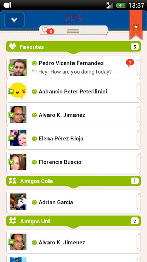 Go!Chat for Facebook 1