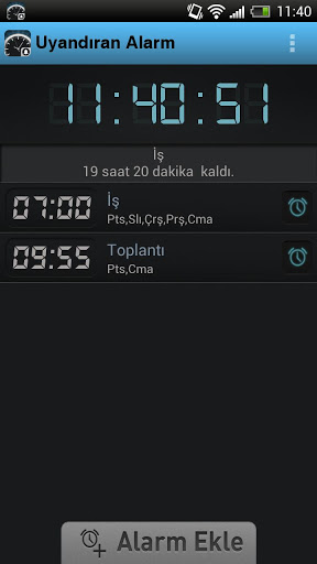 Uyandıran Alarm 1