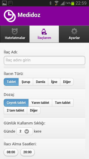 Medidoz İlaç Hatırlatıcı 1