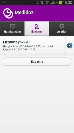 Medidoz İlaç Hatırlatıcı 2