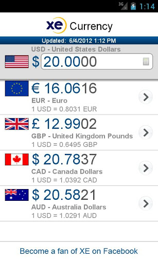 XE Currency 1