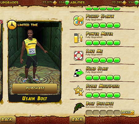Temple Run 2 Usain Bolt