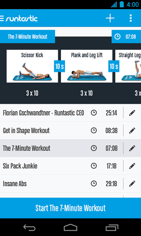 Runtastic Six Pack ABS Workout 4