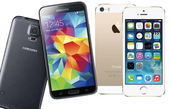 Samsung-Galaxy-S5mi-İphone-5s-mi
