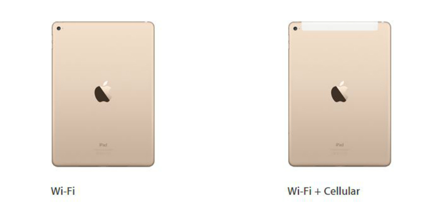 ipad air 2-modeller