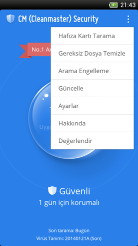 CM Security-ucretsiz Antivirus 5