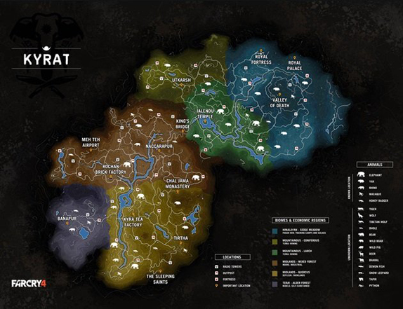 far cry 4 harita