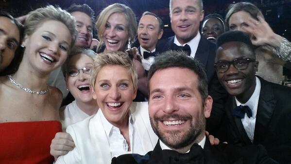 ellen selfie