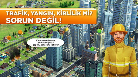 Android SimCity oyunu