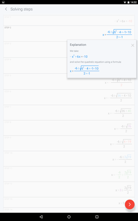 PhotoMath android uygulamasi