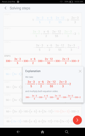 PhotoMath matematik uygulamasi
