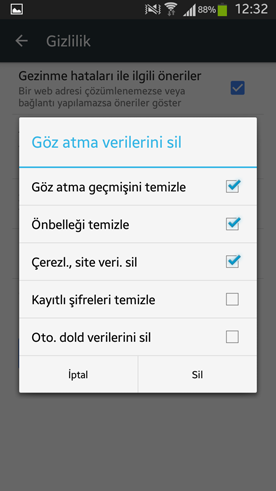 ad.birdie virusu cerezleri silme