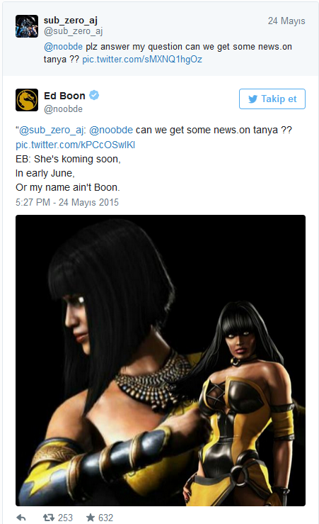 ed boon tweet mortal kombat x