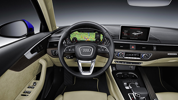 2016 model audi a4 ic yapisi