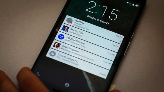 Android Lollipop ozellikleri ekran kilidi
