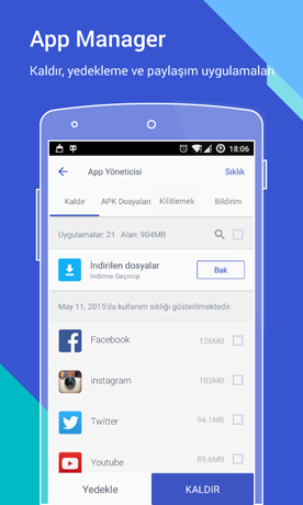 android gereksiz uygulamalari kaldirma