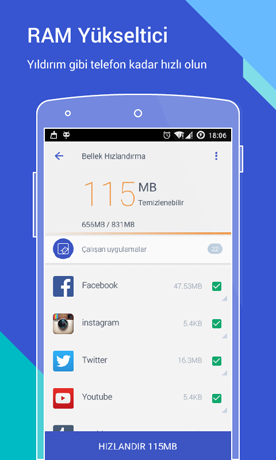 android ram yukseltici