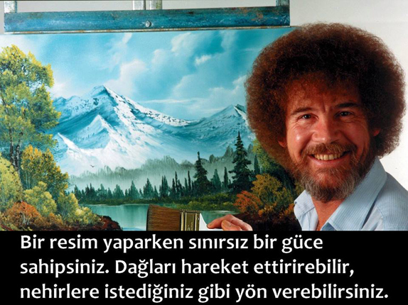 bob ross sozleri - 1