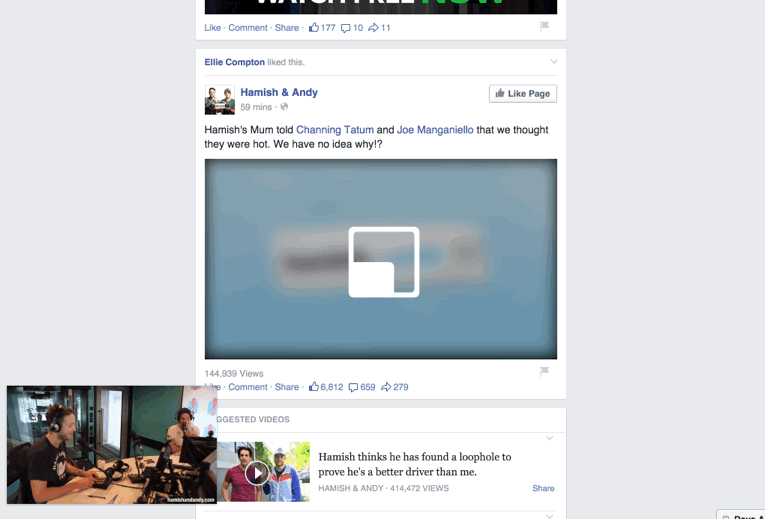 facebook video ozelligi