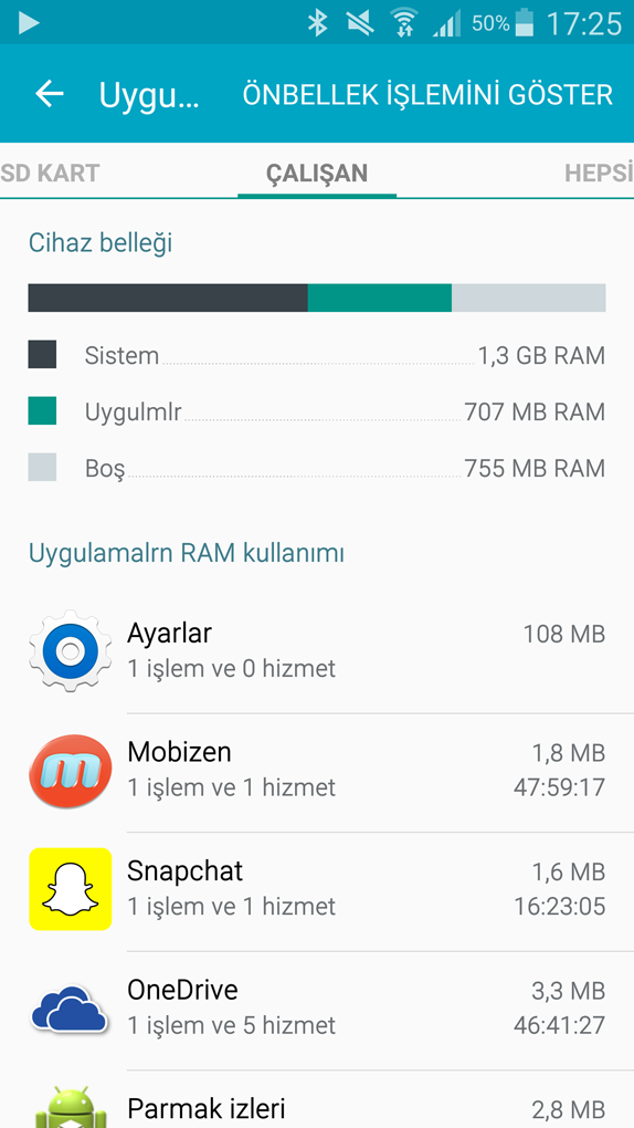 Galaxy S6 Uygulama Sorunu