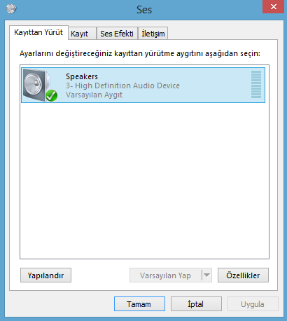 Windows 10 Ses Sorunu Çözümü 4