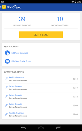 DocuSign - Sign & Send Docs android