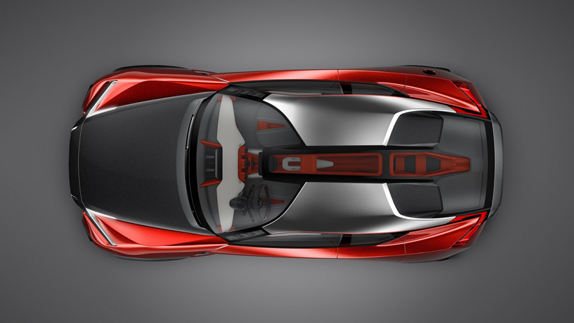 Nissan Gripz Concept ustten gorunus