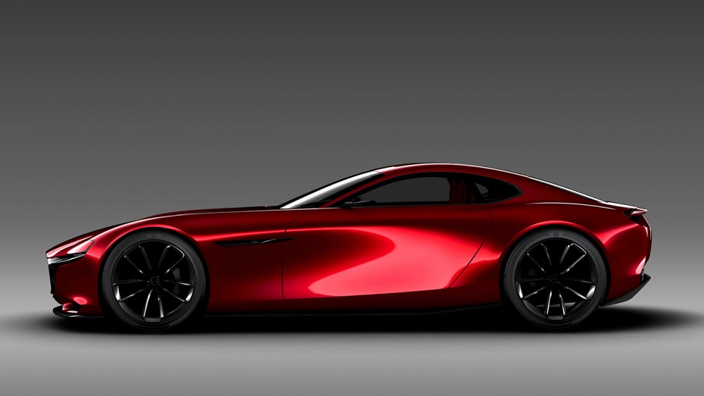 Mazda RX Vision yandan gorunus