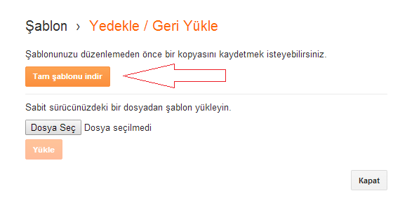 blogger sablon yedek