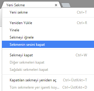 chrome sekme sesi