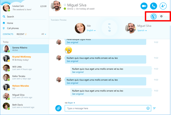 skype eszamanli cevirmen ozelligi