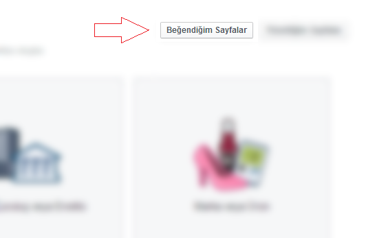 facebook begenilen sayfalari gorme