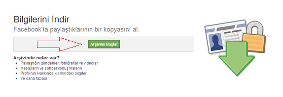 facebook yedek almak 4