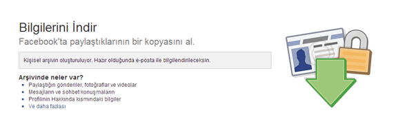 facebook yedek almak 8