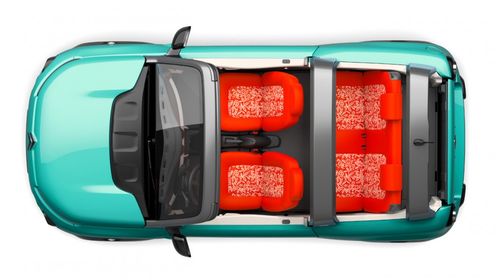 Citroen E-Mehari ustten gorunus