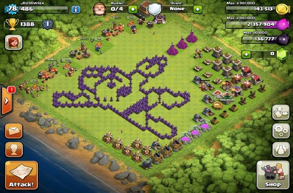 Clash of Clans koy tasarimi 12