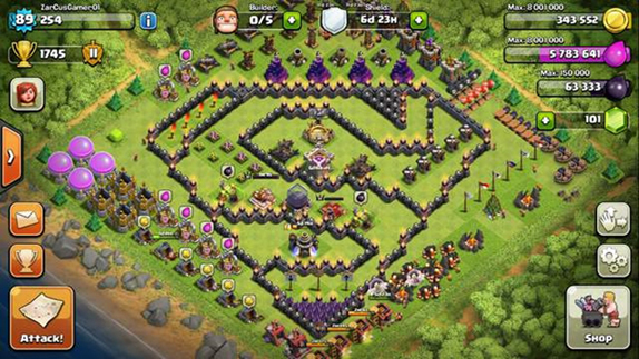 Clash of Clans koy tasarimi 5