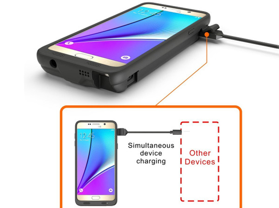 galaxy note 5 bataryali kilif