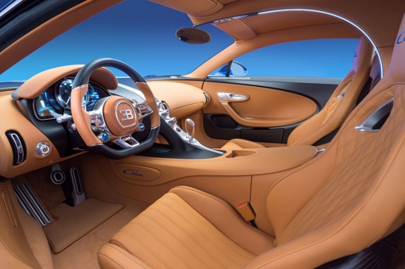 Bugatti Chiron ic tasarim